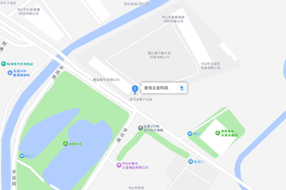 中山市星浩五金科技有限公司位置地图